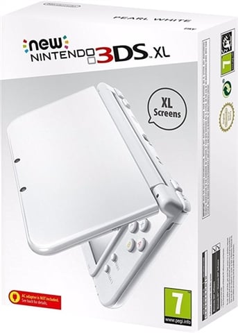 NEW 3DS XL Console, Pearl White, Boxed
